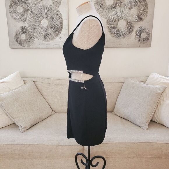 Speechless Juniors' Infinity-Waist Bodycon Dress size 13 in Black - NEW - Picture 6 of 12